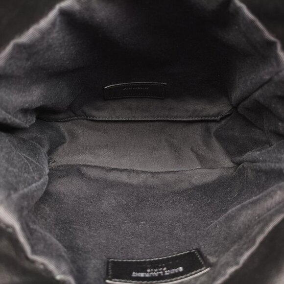 Saint Laurent Yves Helena Fringe Bucket Multicolor Canvas Shoulder Bag - Picture 6 of 10